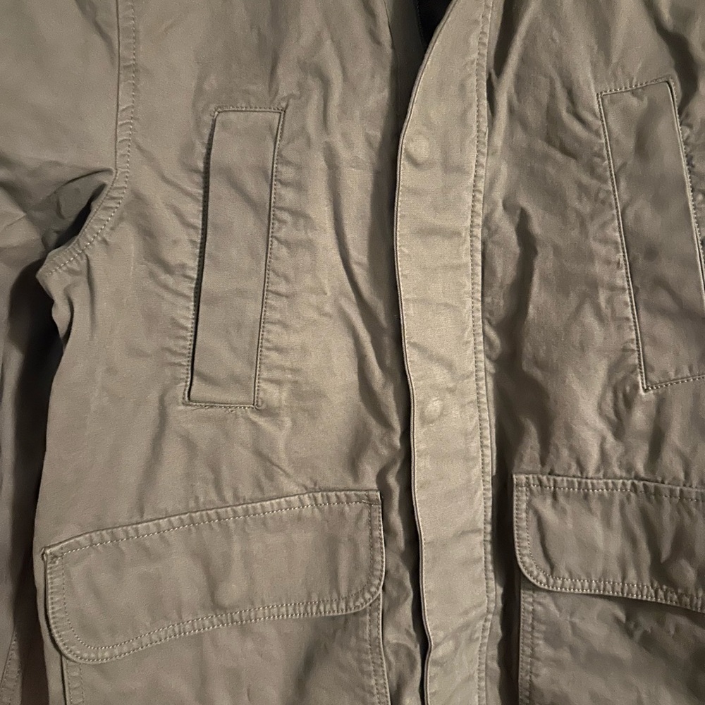 BNWT Madewell Men’s Cargo Green Field Jacket - 100% cotton (Small) $148 - Picture 10 of 14
